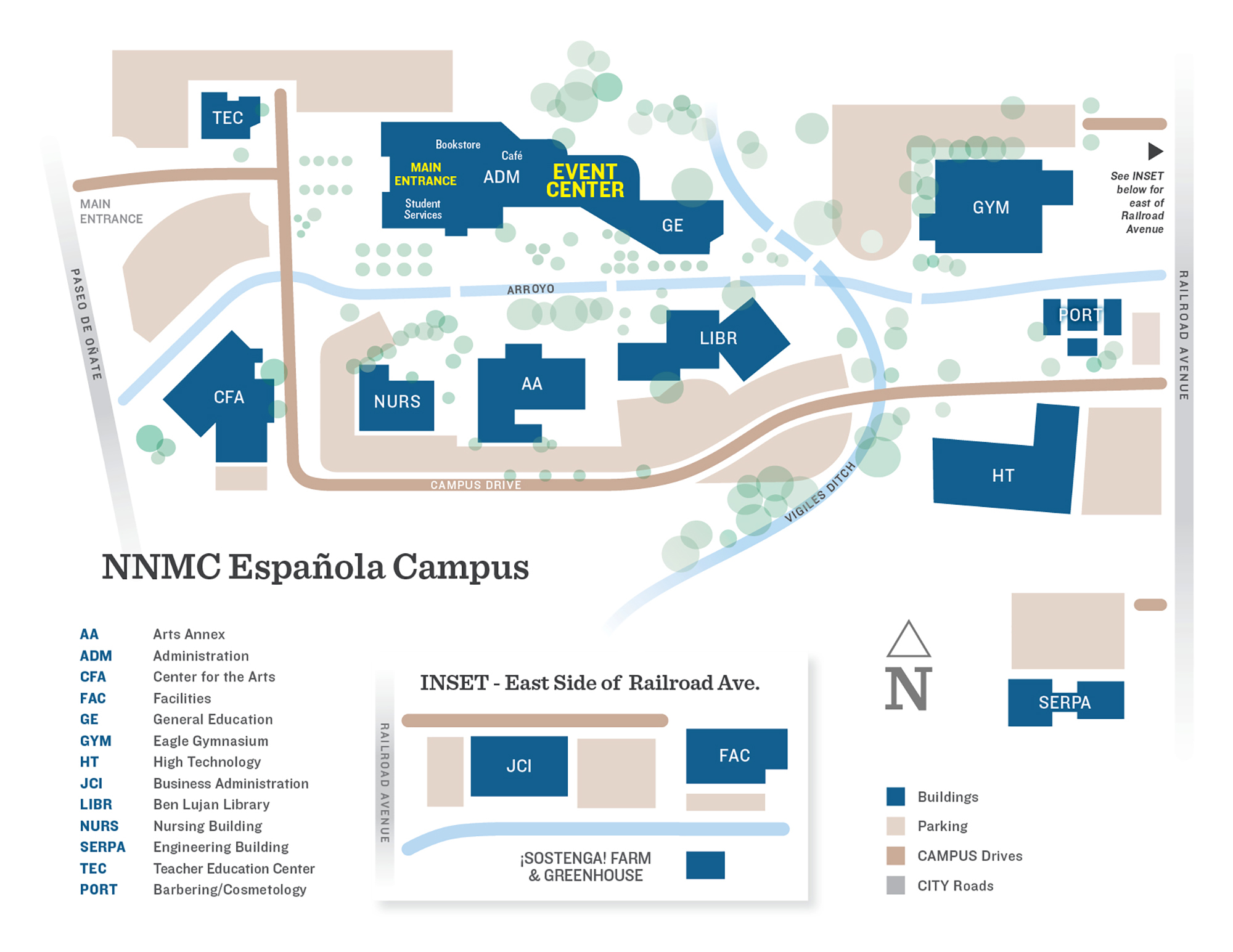 Española Campus Map